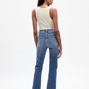 GAP High Rise Kick Fit Jeans with Washwell